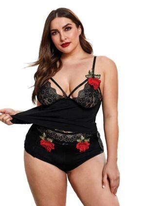 لانجيرى هوت شورت اسود