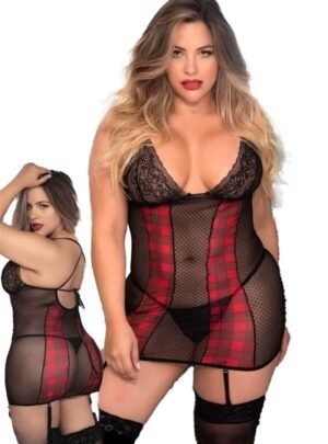 بيبي دول شفاف مقاسات كبيرة