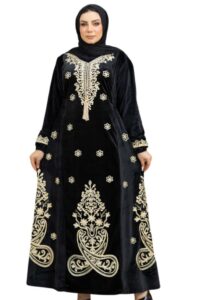 عبايات استقبال خروج أسود (3)