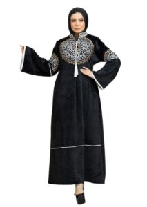 عبايات استقبال مطرزة اسود