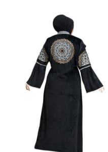 عبايات استقبال مطرزة اسود (3)