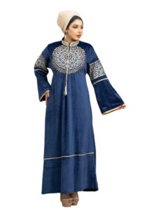 عبايات استقبال مطرزة كحلي (2)