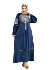 عبايات استقبال مطرزة كحلي (3)