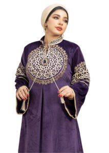 عبايات استقبال مطرزة موف (3)