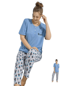 أحدث بيجامة للصيف لبني