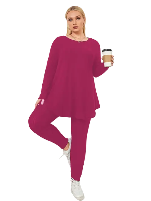 بيجامات صيفي طويلة فوشيا بيجامات صيفي طويلة كود 589