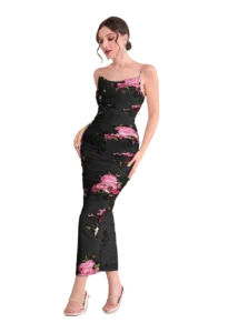 فستان للعروسة فوشيا