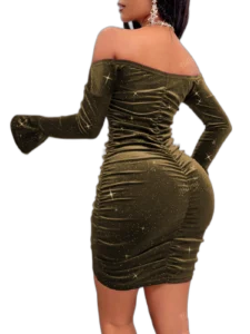 فساتين سواريه شتوي نحاسي (2)