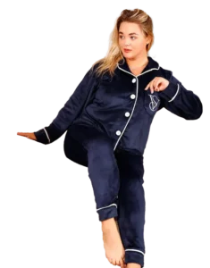 بيجامة فيكتوريا سيكريت كحلي (2)