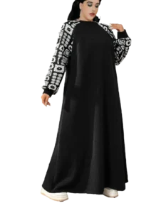 عبايات شتا 2025 اسود