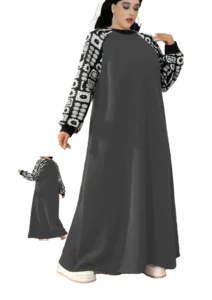 عبايات شتا 2025 رمادي
