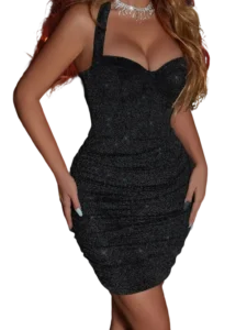 فساتين ناعمة اسود