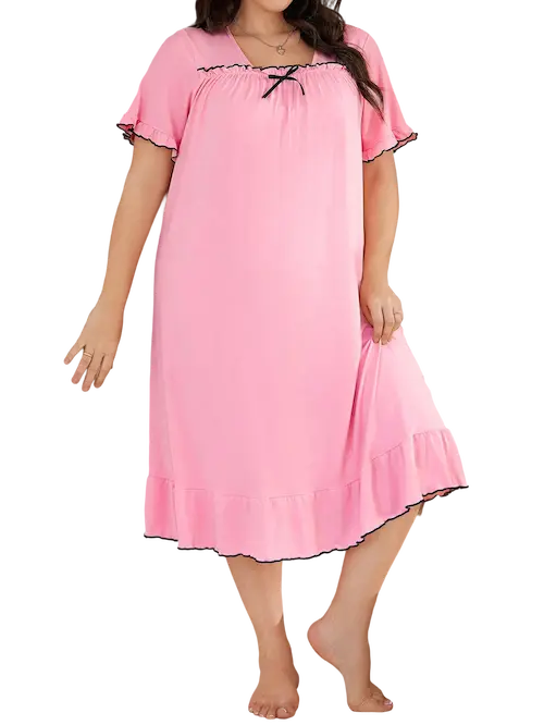 كاش مايوه قصير للبيت بينك (5) كاش مايوه قصير للبيت بينك (5)