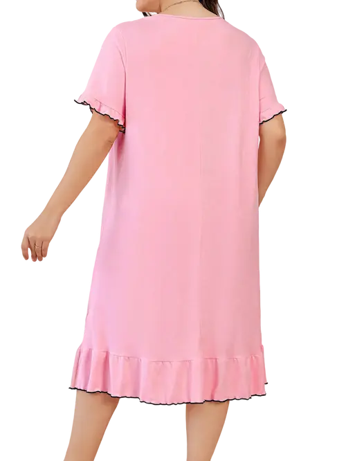 كاش مايوه قصير للبيت بينك كاش مايوه قصير للبيت بينك