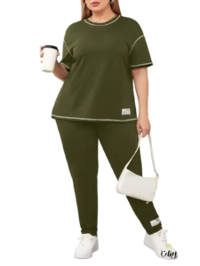 بيجامه نسائي نص كم زيتي