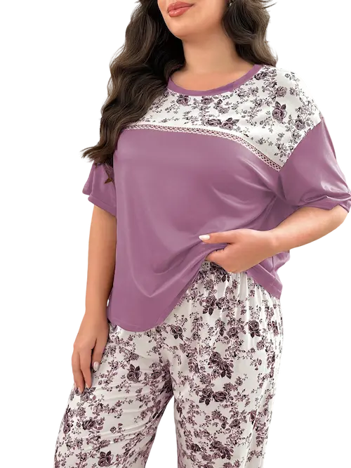 بيجامات شيك بيج سايز (2) بيجامات شيك بيج سايز كود 912