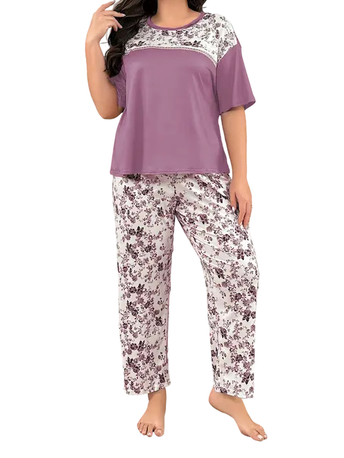 بيجامات شيك بيج سايز كود 912