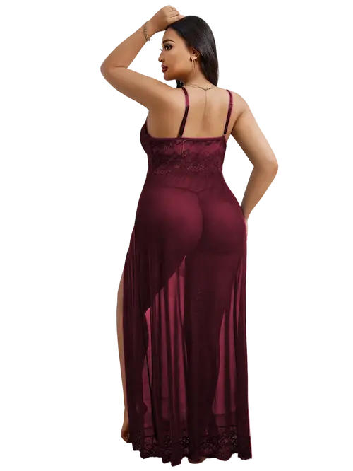 بيبي دول رقيق دانتيل نبيتي (3) بيبي دول رقيق دانتيل كود 024