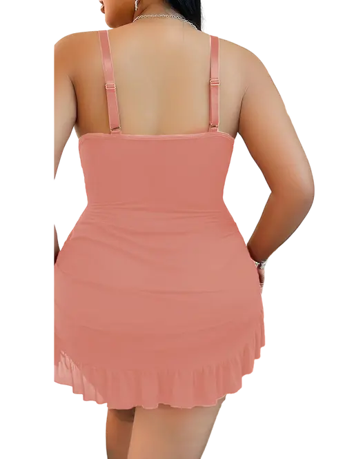 لانجري قصير وشفاف سيمون (3) لانجري قصير وشفاف كود 1064