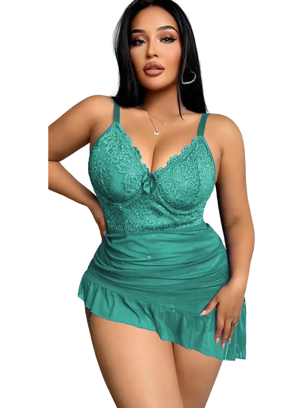 لانجري قصير وشفاف منت جيرين لانجري قصير وشفاف كود 1064