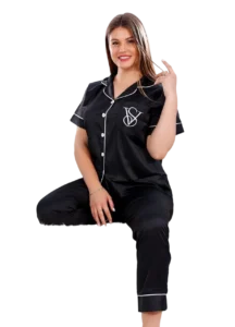 بيجامات فيكتوريا سيكريت بيج سايز اسود