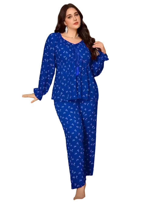 بجاما خريفي بكم طويل كود 2512