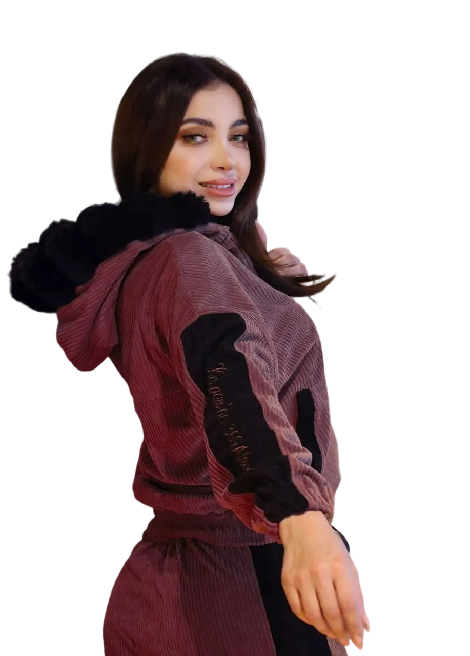 بجامات شتوية هدوم بنات 2026 كاشمير غامق (2)