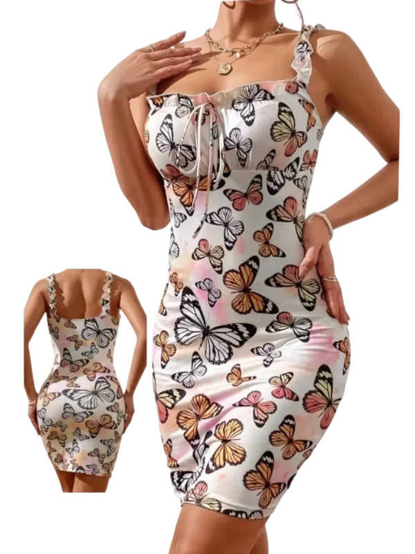 دريس قصير فري سايز كود 2455