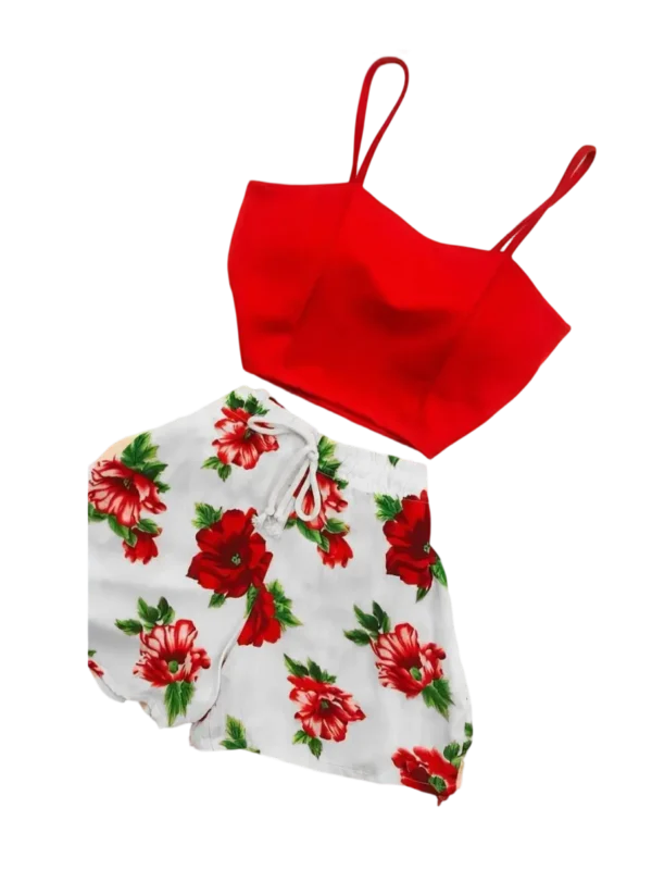 طقم شورت رقيق كود 2648