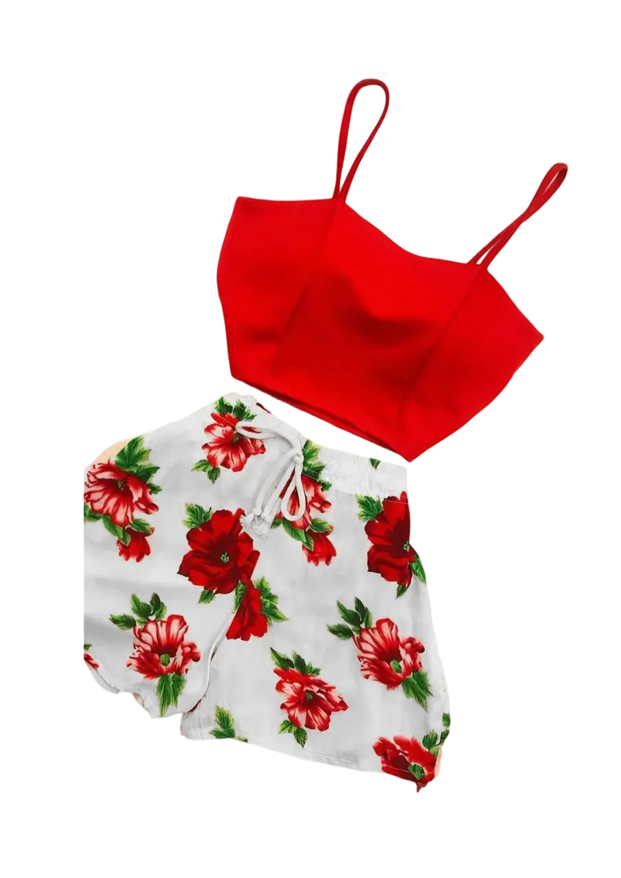 طقم شورت رقيق طقم شورت رقيق كود 2648