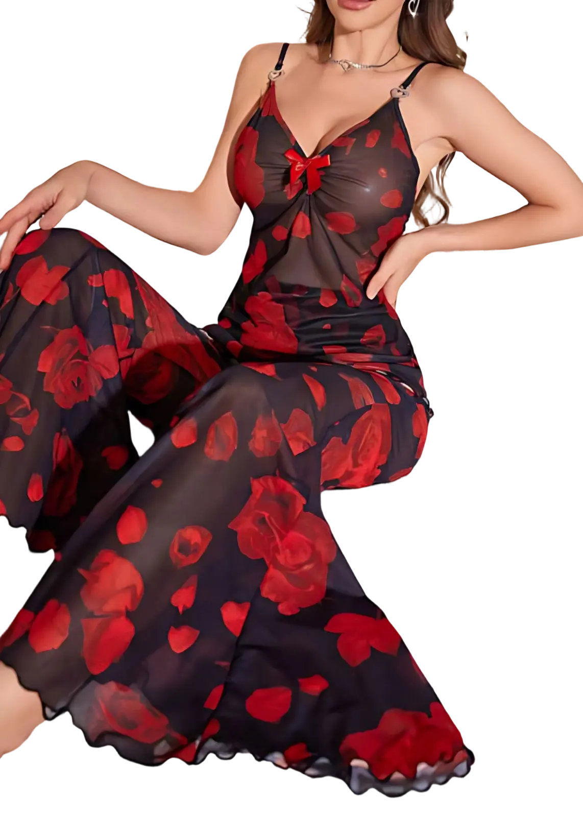 بجامات 2026 احمر (3) بيجامات 2026 كود 030