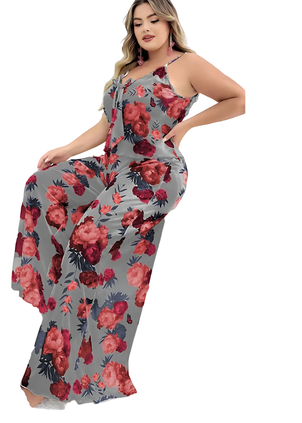 بجامات شفافة بيج سايز احمر