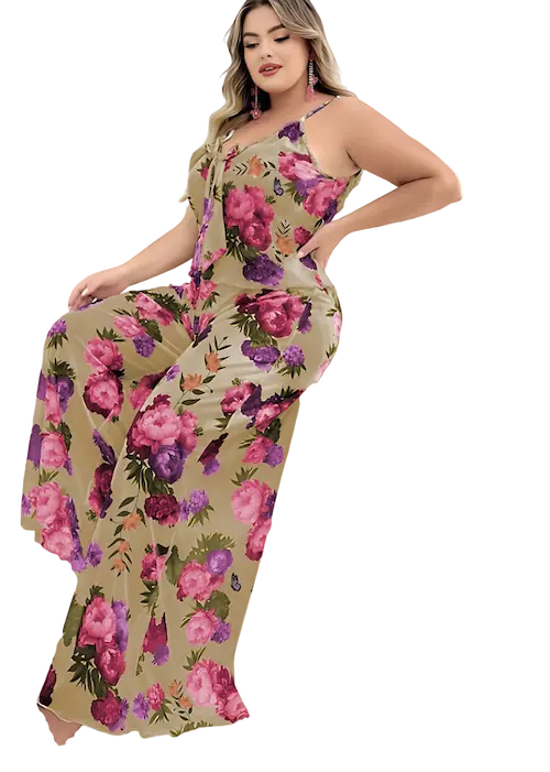 بجامات شفافة بيج سايز بينك