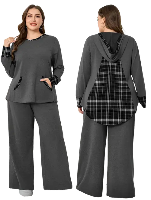 بجاما ميلتون شيك رصاصي (4) بجاما ميلتون شيك كود2515