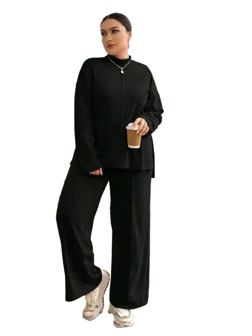 بجاما ميلتون واسعة اسود بجاما ميلتون واسعة كود 2544