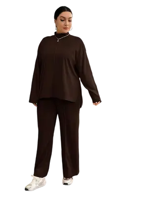 بجاما ميلتون واسعة بني (2) بجاما ميلتون واسعة كود 2544