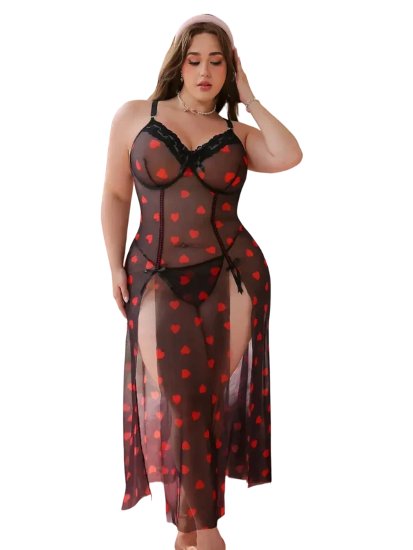 بيبي دول شفاف بيج سايز كود 266