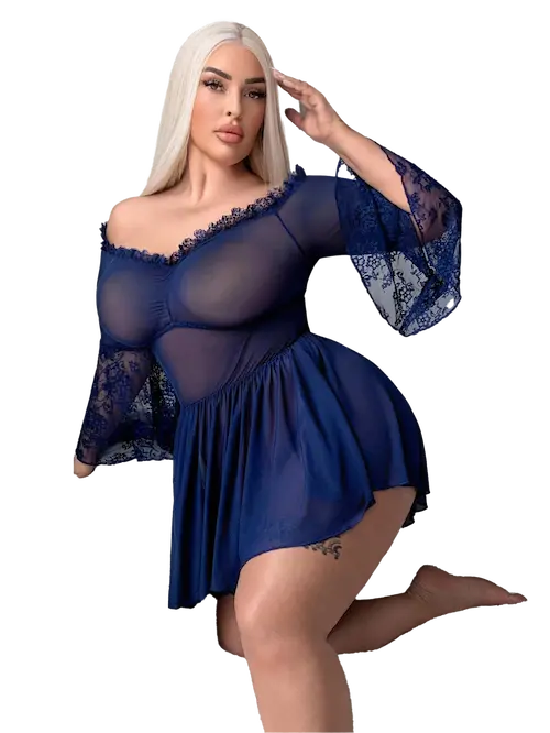 بيبي دول شفاف قصير (5) بيبي دول شفاف قصير كود 016