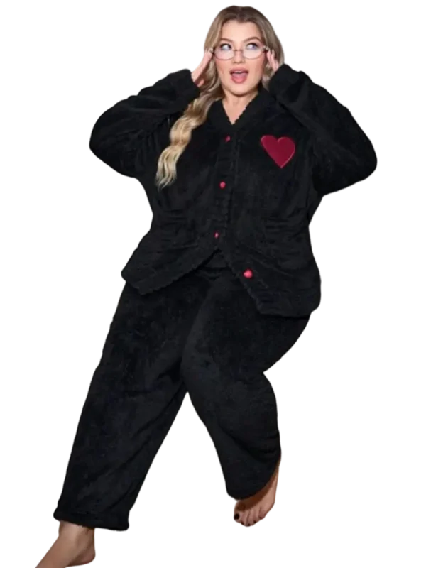 بيجامة فرو ناعم بيج سايز كود 940