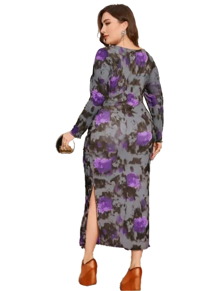 دريس مشجر بيج سايز موف دريس مشجر بيج سايز كود 0360