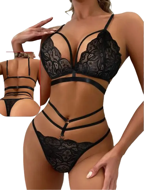 طقم داخلي دانتيل كود 542