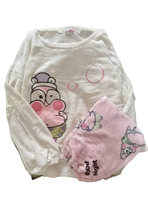 بجاما بناتي بشخصية بسيط (4) بجاما بناتي بشخصية بسيط كود 3170