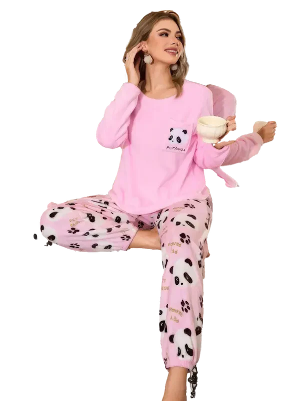 بجاما بينك رقيقة كود 2187