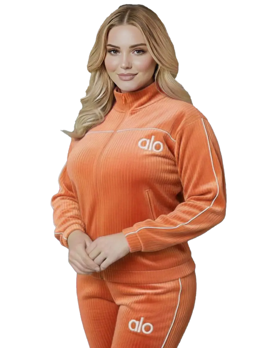 بجامات خروج شيك برتقالي بجامات خروج شيك كود 0120