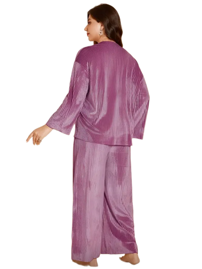 بجامات شتوي تقيلة بيج سايز كاشمير (5) بجامات شتوي تقيلة بيج سايز كود 2517