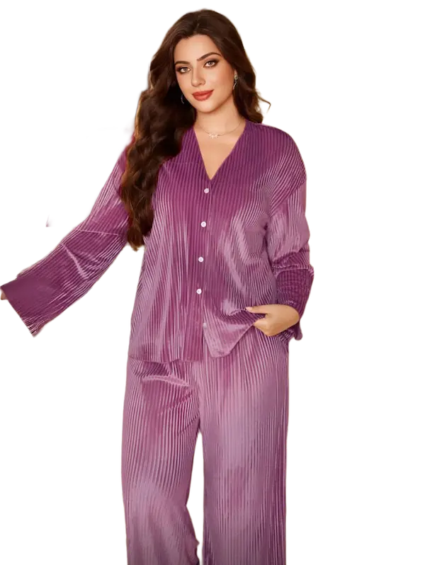 بجامات شتوي تقيلة بيج سايز كاشمير (6) بجامات شتوي تقيلة بيج سايز كود 2517