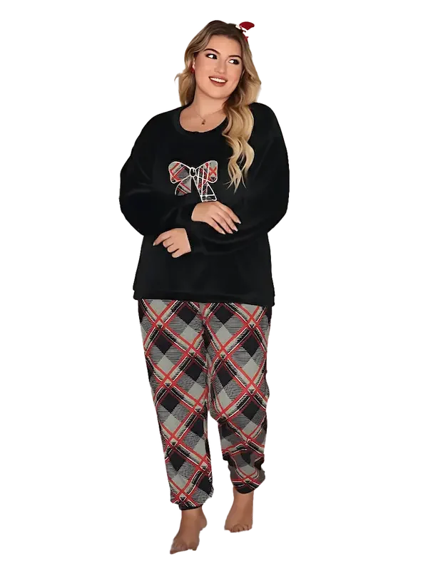 بجامة حريمي واسعة بيج سايز كود 939