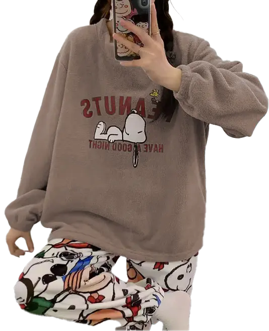 بجامة قطيفة هايدي رقيقة بجامة قطيفة هايدي رقيقة كود 2203