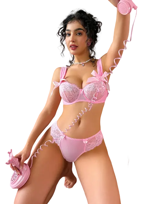 طقم داخلي للعرايس فري سايز كود 514