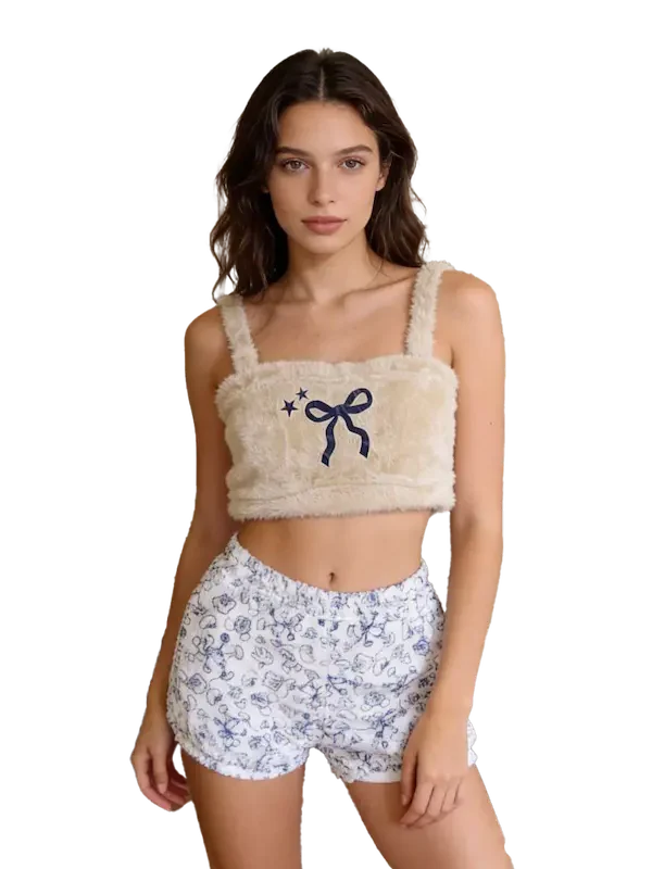 طقم شورت شتوي كود 3253